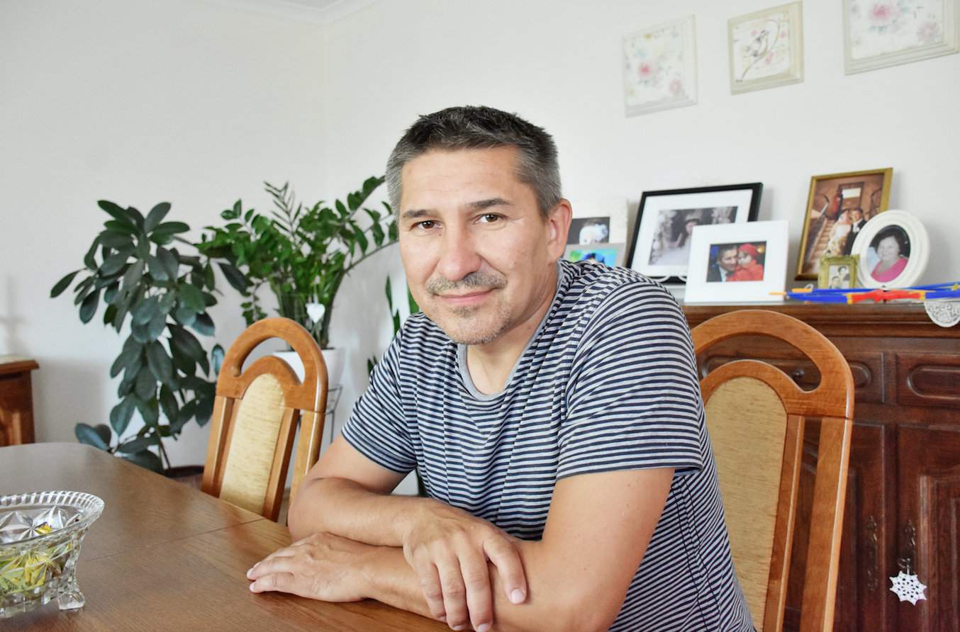 Adam Krysicki chwali Cezarego Olejniczaka za zaangażowanie w sprawy lokalnej społeczności 