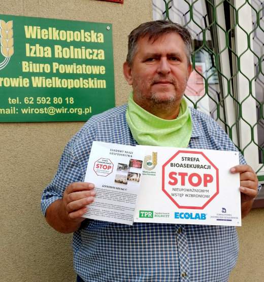 – Wielkopolska Izba Rolnicza zorganizowała wiele spotkań, szkoleń oraz konkursów promujących bioasekurację – podkreśla Piotr Walkowski