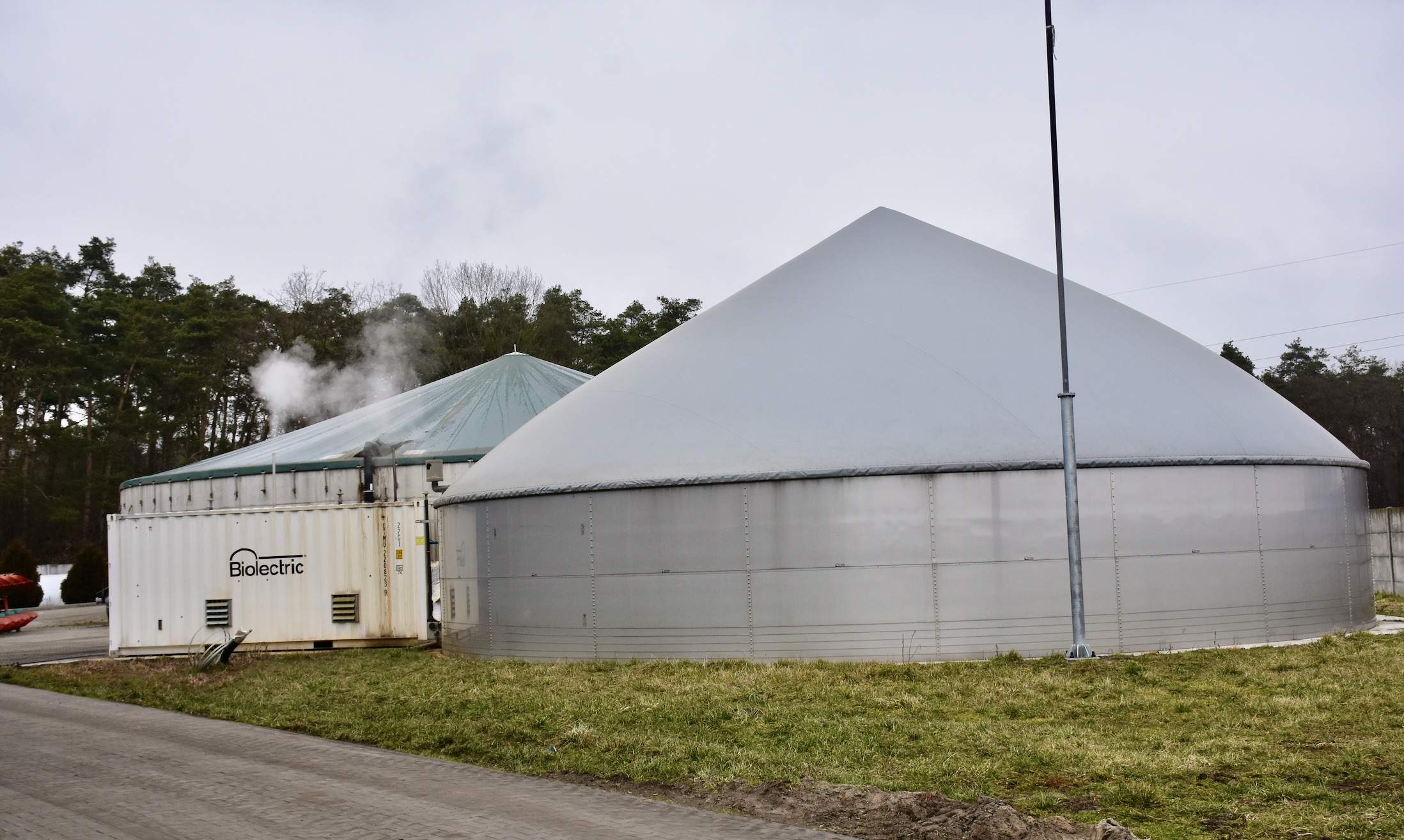 Biogazownia, w której substratem jest gnojowica