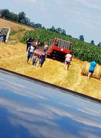 DRAMAT na polu – 46-letni rolnik zginął wciągnięty przez prasę