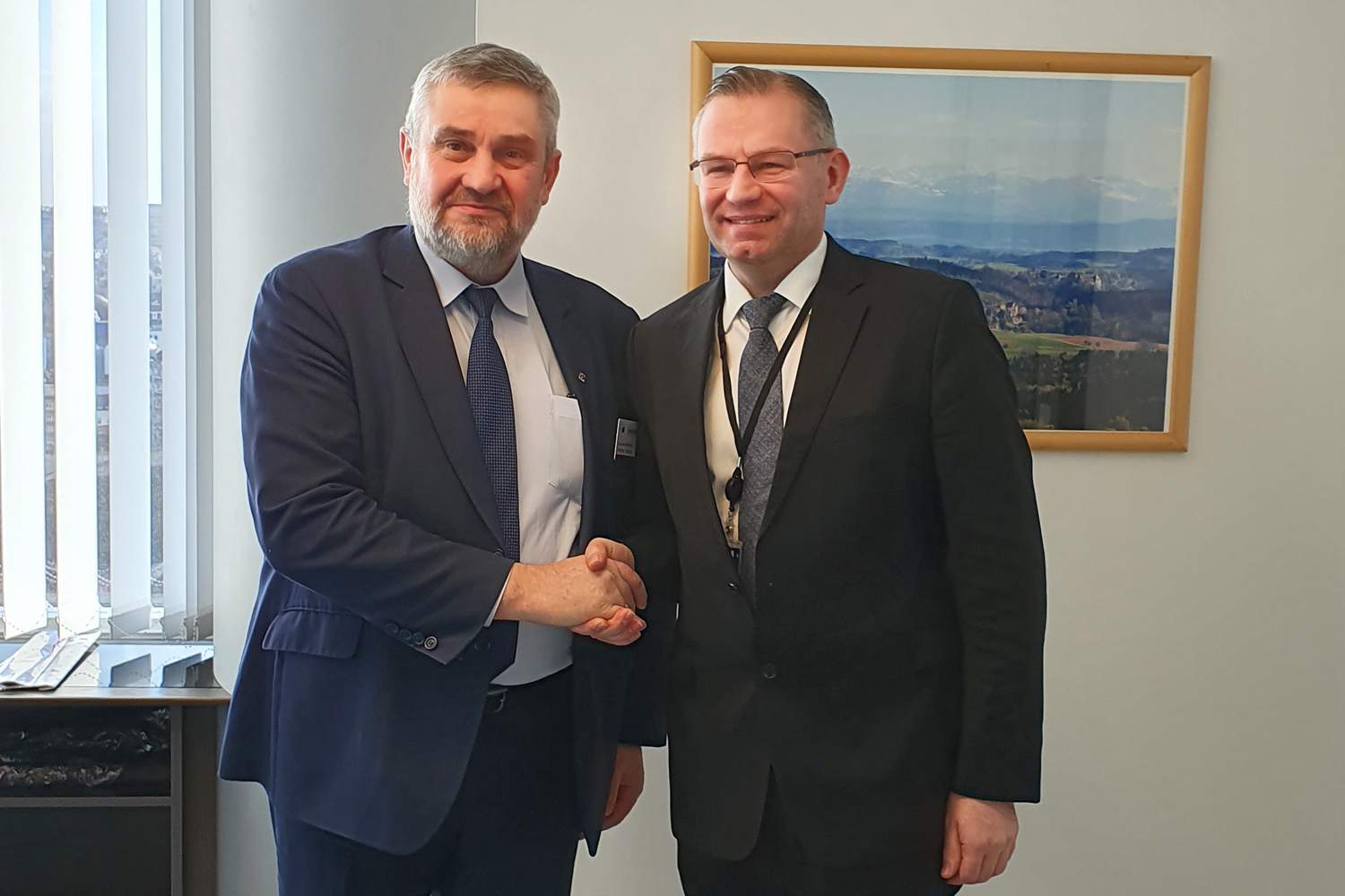 Jan Krzysztof Ardanowski spotkał się m.in. z Norbertem Linsem, przewodniczącym Komisji Rolnictwa i Rozwoju Wsi Parlamentu Europejskiego (Fot. MRiRW)