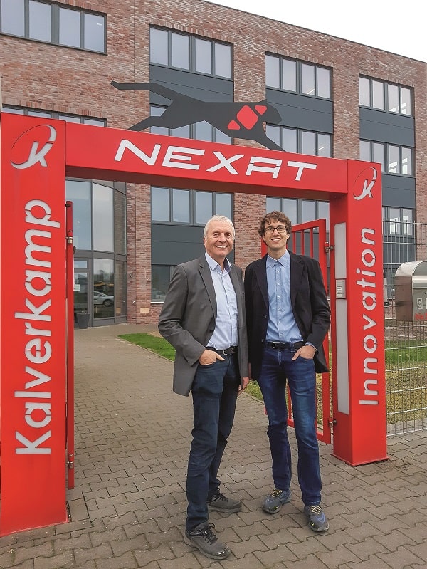 Pomysłodawcy i główni konstruktorzy Nexat: Klemens Kalverkamp i jego syn Felix.