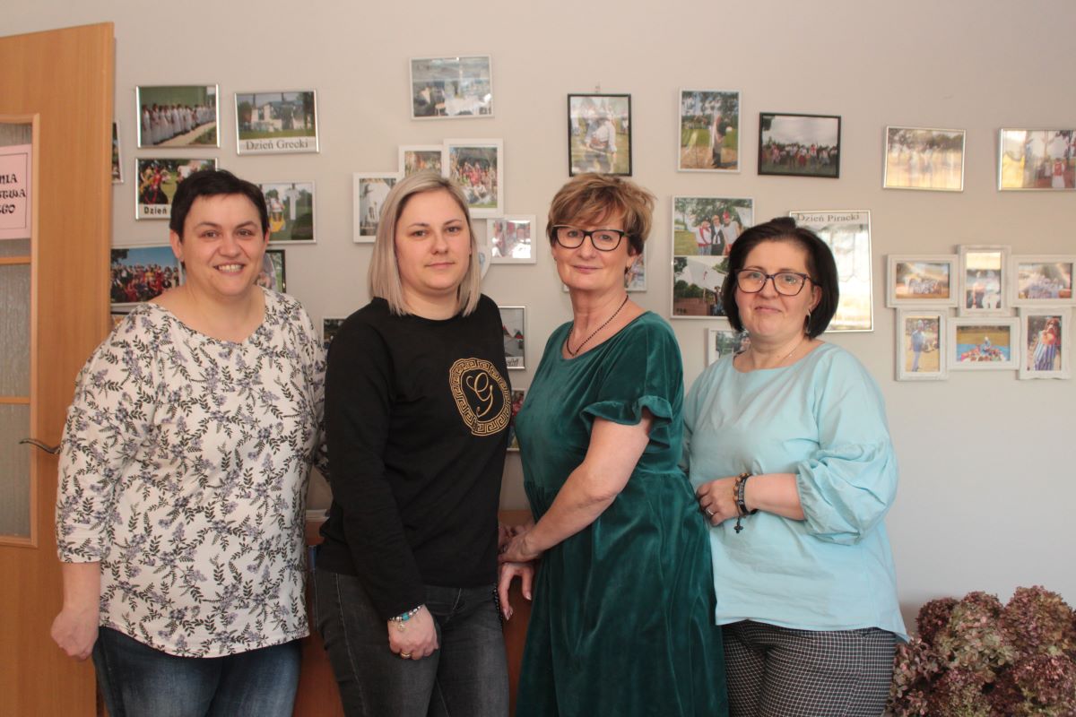 Terapeutki z lalkowskich WTZ – od lewej: Ola, Basia, Stefania K