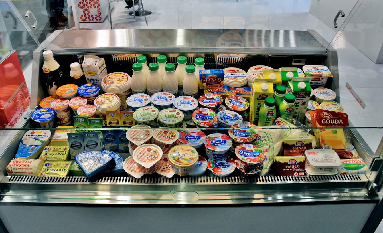 Na stoisku MRiRW prezentowano wyroby także tych spółdzielni mleczarskich, które nie uczestniczyły w Polagrze Food