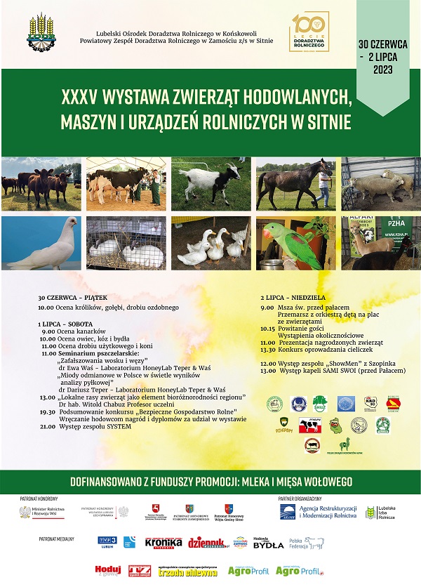 XXXV Wystawa Zwierząt Hodowlanych, Maszyn i Urządzeń Rolniczych w Sitnie 