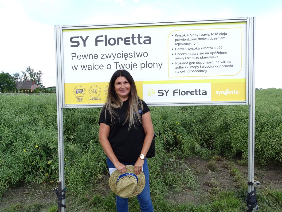Natalia Bednarska prowadzi 350-hektarowe gospodarstwo w Polwicy na Dolnym Śląsku. Z Syngentą współpracuje już od kilku lat. Zadowolona jest szczególnie z efektów działania regulatora wzrostu Moddus 250 EC