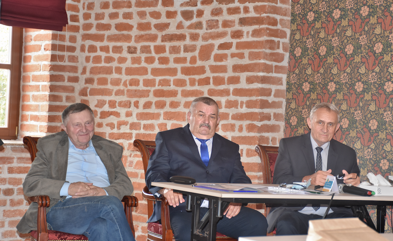 Od lewej: Jan Bartczak, wiceprzewodniczący Rady KZSM, Wojciech Wilamowski, przewodniczący oraz Andrzej Kubiak, wiceprzewodniczący