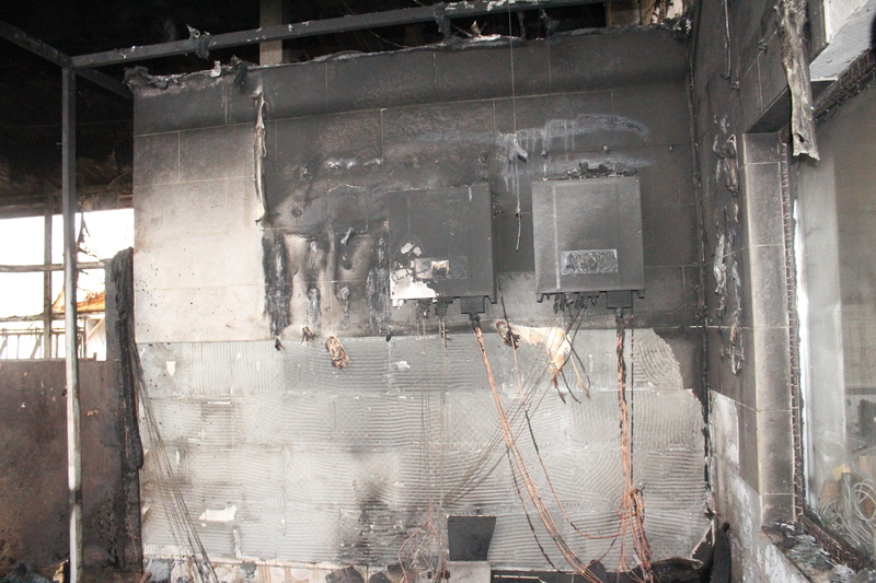 Spłonęły także falowniki od instalacji fotowoltaicznej
