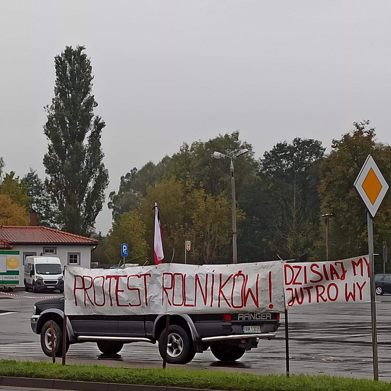 Tak protestowali rolnicy w całej Polsce. 