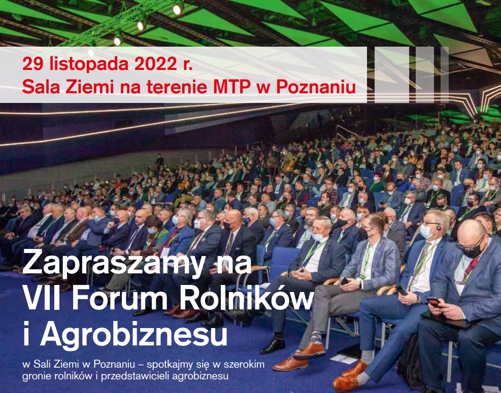 Zaproszenie na VII Forum Rolników i Agrobiznesu