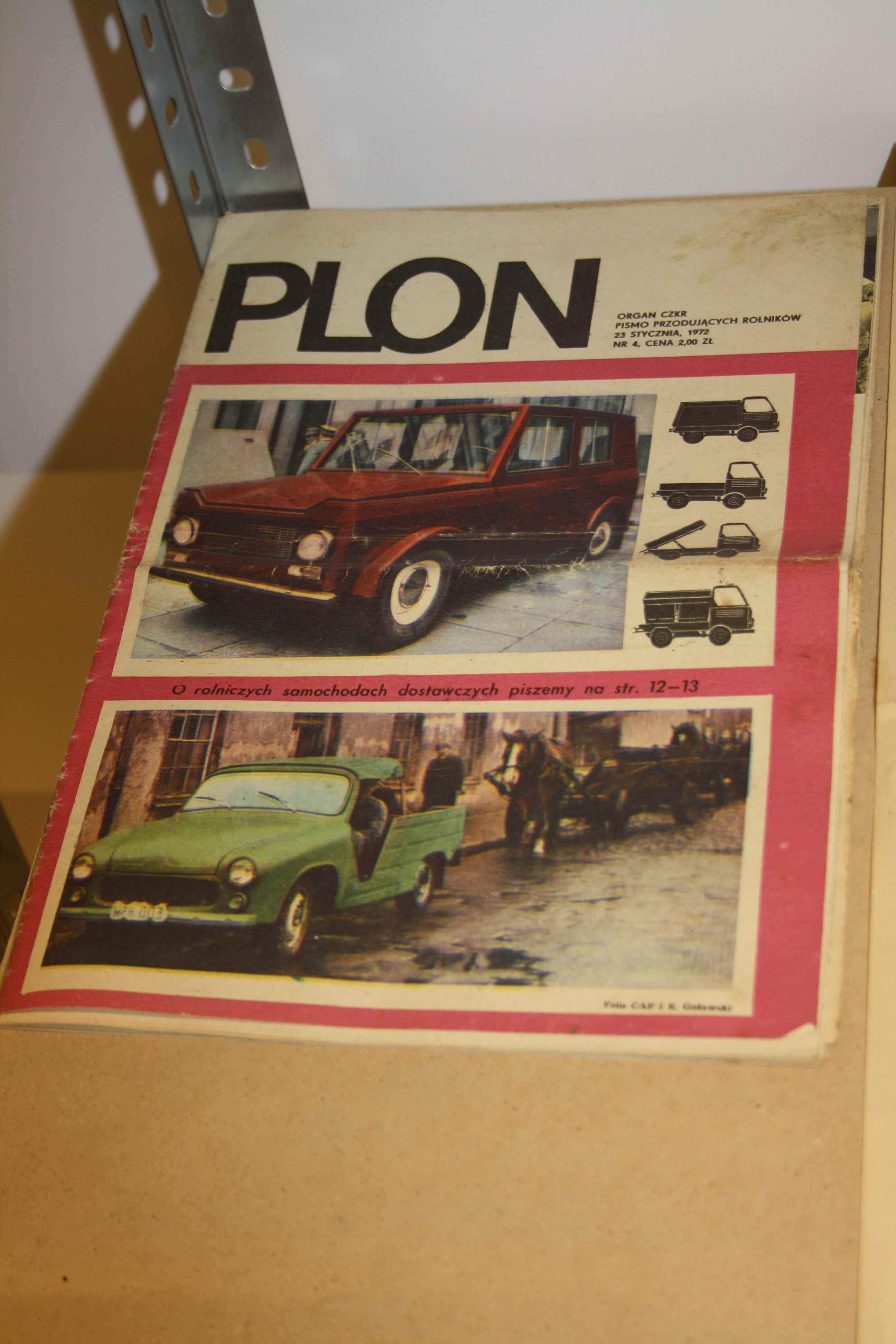 Wśród muzealnych eksponatów jest m.in. numer czasopisma „Plon” z 1972 roku, który poświęcony był rolniczym samochodom dostawczym